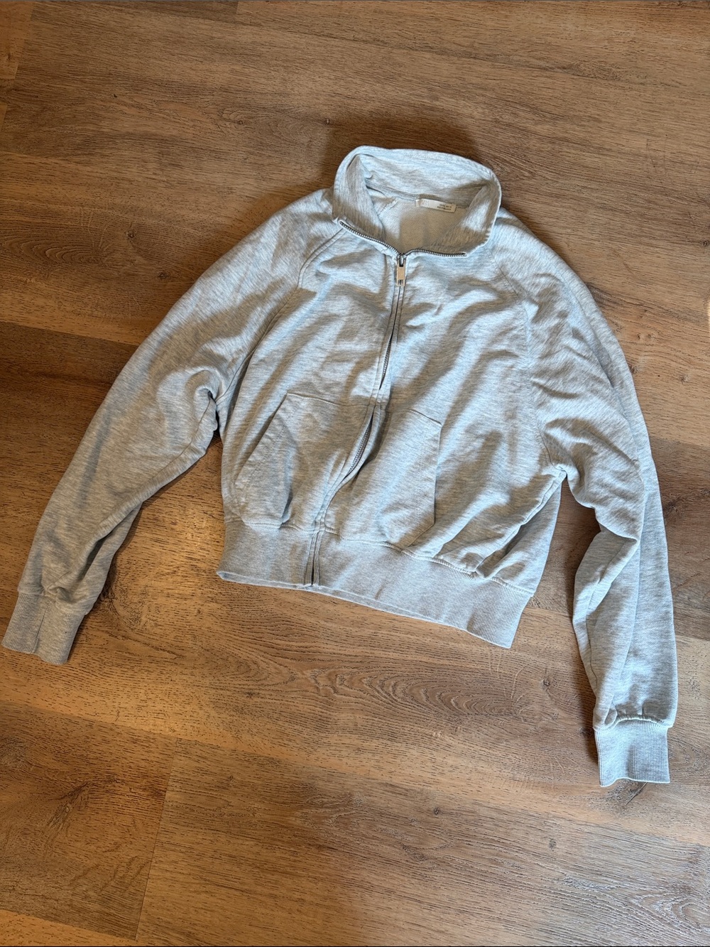 Zara’s Women's Light Gray Zip-Up Jacket